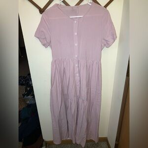 Petallush lavender midi dress